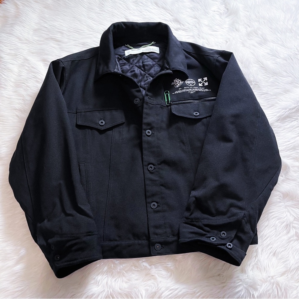 Authentic Off-White Universal Key Denim Jacket